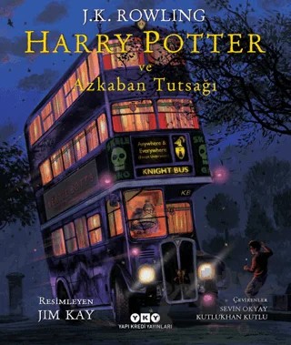 Harry Potter ve Azkaban Tutsağı - 3 (Resimli Özel Baskı) – J. K. Rowling – Yapı Kredi Yayınları kitap kapağı