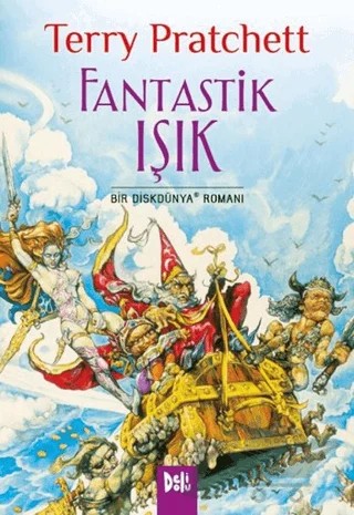 Disk Dünya 02: Fantastik Işık – Terry Pratchett – Delidolu kitap kapağı