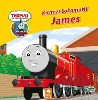 Kırmızı Lokomotif James - Thomas ve Arkadaşları – Kolektif – Eksik Parça Yayınları kitap kapağı