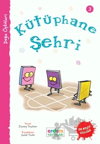 Kütüphane Şehri – Nuran Turan – Erdem Çocuk kitap kapağı