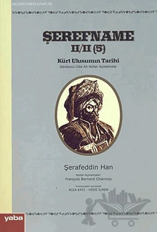Şerefname Kürt Ulusunun Tarihi 5. Cilt – Şerafeddin Han – Yaba Yayınları kitap kapağı