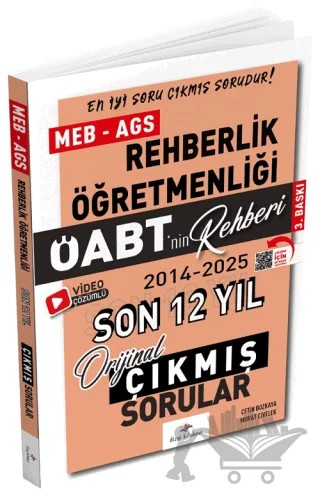 2026 ÖABT MEB-AGS nin Rehberi Rehberlik Çıkmış Sorular Son 12 Yıl Çözümlü – Çetin Bozkaya, Murat Civelek – Dizgi Kitap kitap kapağı