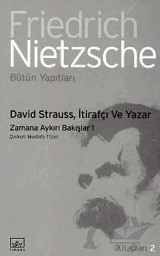 David Strauss, İtirafçı ve Yazar – Friedrich Wilhelm Nietzsche – İthaki Yayınları kitap kapağı