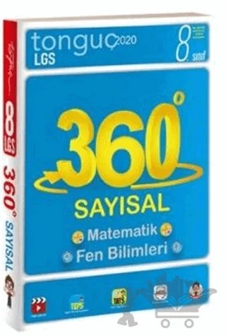 8. Sınıf LGS 360 Soru Bankası Sayısal 2020 – Kolektif – Tonguç Akademi kitap kapağı