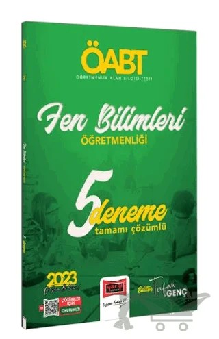 Yargı Yayınları 2023 ÖABT Fen Bilgisi Öğretmenliği Tamamı Çözümlü 5 Deneme – Tufan Genç – Yargı Yayınevi kitap kapağı