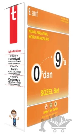 0'dan 9'a Konu Anlatımlı Soru Bankası Sözel Set – Kolektif – Tonguç Akademi kitap kapağı