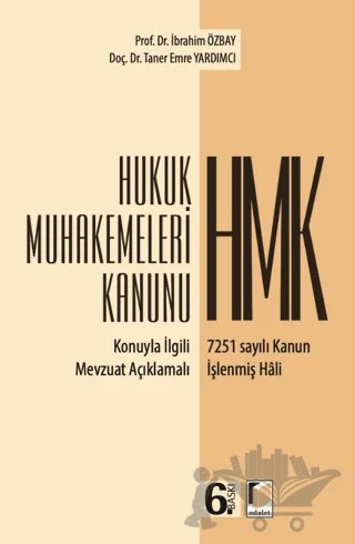 Hukuk Muhakemeleri Kanunu – Taner Emre Yardımcı, İbrahim Özbay – Adalet Yayınevi kitap kapağı