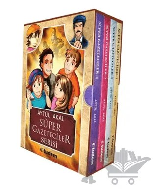 Süper Gazeteciler Serisi Seti (4 Kitap Takım) – Aytül Akal – Tudem Yayınları kitap kapağı