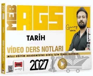 2027 MEB AGS Öğretmen Adayları için Tarih Video Ders Notları – Günay Göktaş – Yargı Yayınevi kitap kapağı