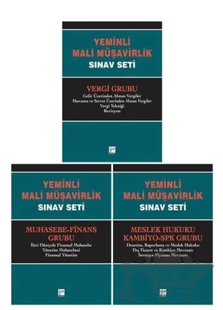 Yeminli Mali Müşavirlik Sınav Seti – Kolektif – Gazi Kitabevi kitap kapağı
