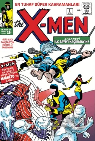 X-Men - 1 Orjinal İlk Sayı – Stan Lee – Arka Bahçe Yayıncılık kitap kapağı