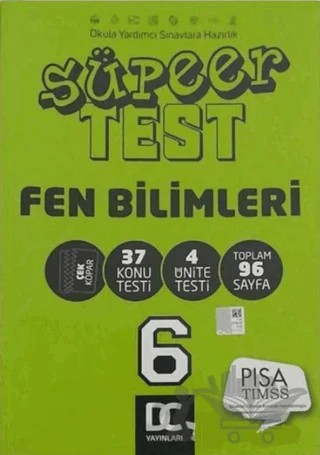 6. Sınıf Fen Bilimleri Süper Test – Kolektif – Doğru Cevap Yayınları kitap kapağı