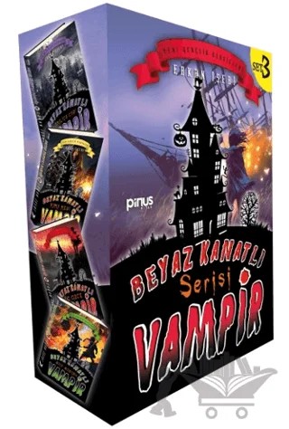 Beyaz Kanatlı Vampir Set - 3 – Erkan İşeri – Pinus Kitap kitap kapağı
