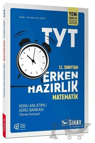 11. Sınıf TYT Erken Hazırlık Matematik Konu Anlatımlı Soru Bankası – Kolektif – Sınav Yayınları kitap kapağı