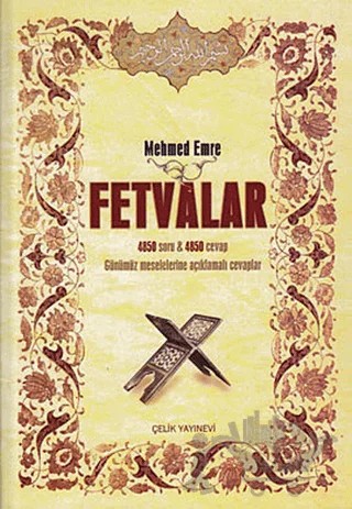 Fetvalar (Sorulu-Cevaplı) 2 Cilt Takım (2.Hamur) – Mehmed Emre – Çelik Yayınevi kitap kapağı
