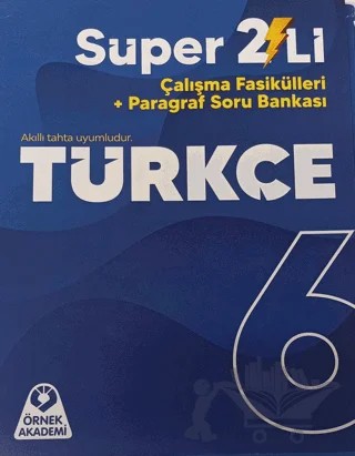 6. Sınıf 2'li Türkçe Çalışma Fasikülleri + Paragraf Soru Bankası – Kolektif – Örnek Akademi kitap kapağı