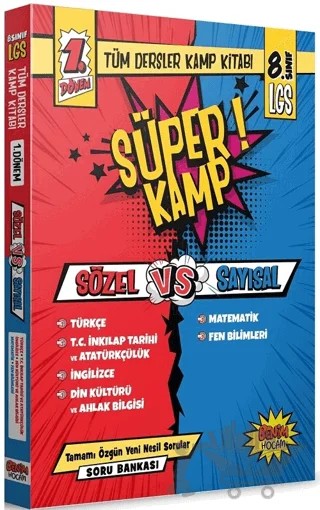 8. Sınıf LGS 1. Dönem Tüm Dersler Kamp Kitabı – Kolektif – Benim Hocam Yayınları kitap kapağı