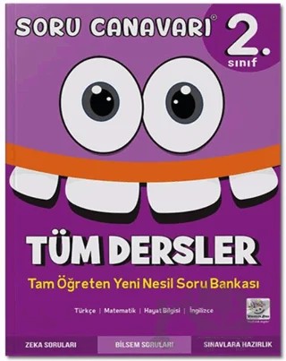 2. Sınıf Tüm Dersler Soru Bankası (Soru Canavarı) – Kolektif – Yükselen Zeka Yayınları kitap kapağı