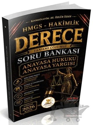 HUKAL HMGS-Hakimlik Derece Anayasa Hukuku Anayasa Yargısı Soru Bankası – Özgür Özsoy – Savaş Yayınevi kitap kapağı