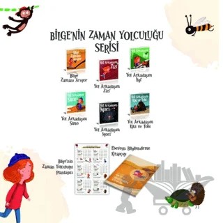 Bilgenin Zaman Yolculuğu 6'lı Çantalı Set – Selma Tekin, Derya Çelik Özkan, Pınar İlhan Kırkulak, Gamze Temeloğlu, Percihan Zengin – Maksat Kitap kitap kapağı