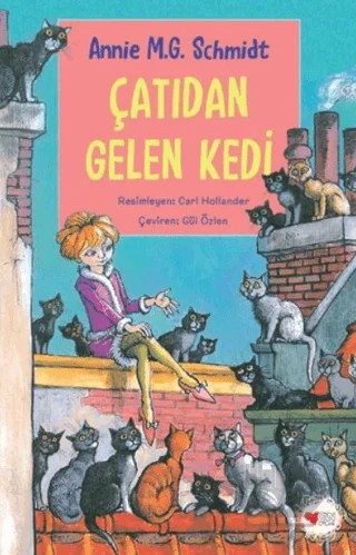 Çatıdan Gelen Kedi – Annie M.G. Schmidt – Can Çocuk Yayınları kitap kapağı
