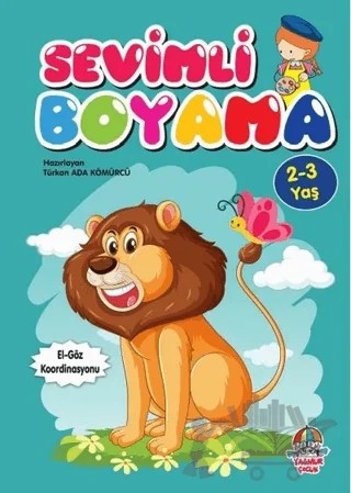 Sevimli Boyama (2-3 yaş) – Türkan Ada Kömürcü – Yağmur Çocuk kitap kapağı