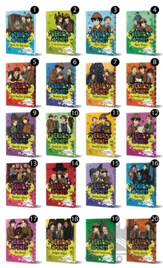 Çocuklar İçin Sherlock Holmes – 20 Kitap Takım – Sir Arthur Conan Doyle – Dokuz Çocuk kitap kapağı