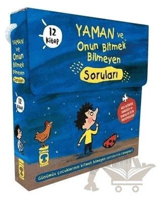 Yaman ve Onun Bitmek Bilmeyen Soruları Set (12 Kitap) – Gwenaelle Boulet, Marie Aubinais, Matthieu De Laubier – Timaş Çocuk kitap kapağı