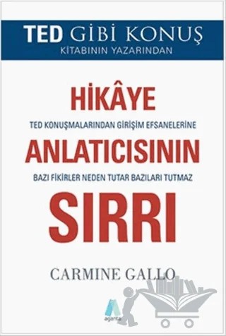 Hikaye Anlatıcısının Sırrı – Carmine Gallo – Aganta Yayınları kitap kapağı