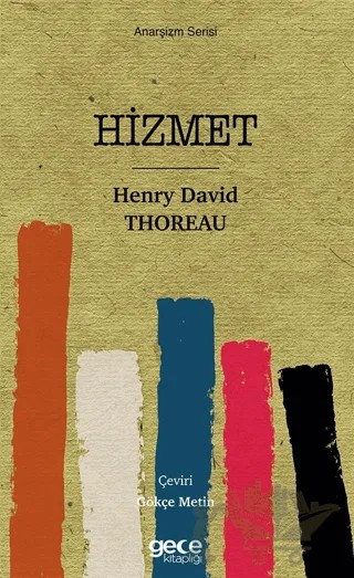 Hizmet – Henry David Thoreau – Gece Kitaplığı kitap kapağı