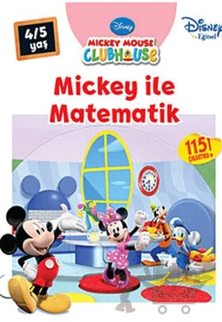 Mickey Mouse Clubhouse - Mickey ile Matematik (4/5 Yaş) – Kolektif – Doğan Egmont Yayıncılık kitap kapağı