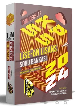 KPSS Lise Ön Lisans Tüm Dersler Tamamı Çözümlü Soru Bankası – Bayram Meral – Benim Hocam Yayınları kitap kapağı