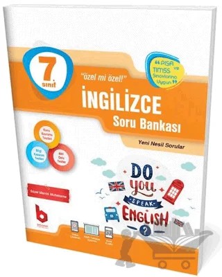 7. Sınıf İngilizce Soru Bankası – Kolektif – Basamak Yayınları kitap kapağı