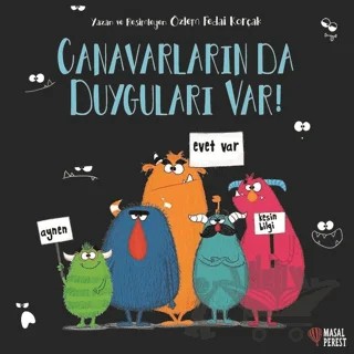 Canavarların da Duyguları Var! – Özlem Fedai Korçak – Masalperest kitap kapağı
