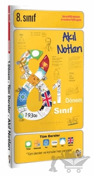 8. Sınıf 1. Dönem Akıl Notları – Kolektif – Tonguç Akademi kitap kapağı