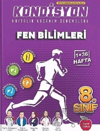 8. Sınıf Fen Bilimleri Kondisyon Haftalık Kazanım Deneme – Kolektif – Newton Yayınları kitap kapağı