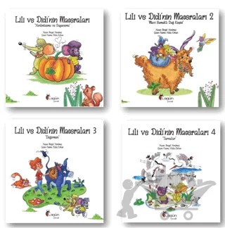 Lili ve Didi’nin Maceraları 1,2,3 ve 4 – Birgül Yorulmaz – Lagün Çocuk kitap kapağı
