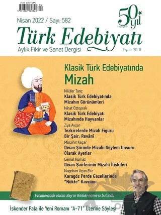 Türk Edebiyatı Aylık Fikir ve Sanat Dergisi Sayı: 582 Nisan 2022 – Türk Edebiyatı Dergisi kitap kapağı