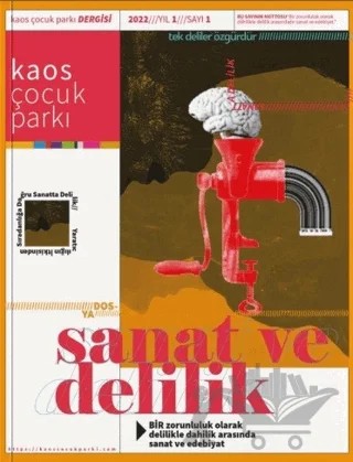 Kaos Çocuk Parkı - Sanat Ve Delilik Yıl:1 Sayı:1 2022 – Kaos Çocuk Parkı Yayınları kitap kapağı