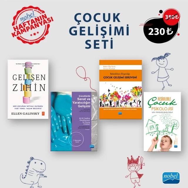 ÇOCUK GELİŞİMİ SETİ – Öge Çultu Kantaroğlu, Birgül U. Bayoğlu, Ellen Galinsky, Semih Tezelli, Jill Englebright FOX, Robert SCHIRRMACHER, Wadsworth, Neriman Aral, Gökhan Duman – Haftanın Kampanyası kitap kapağı