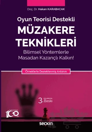 Oyun Teorisi Destekli Müzakere Teknikleri – Hakan Karabacak – Seçkin Yayıncılık kitap kapağı