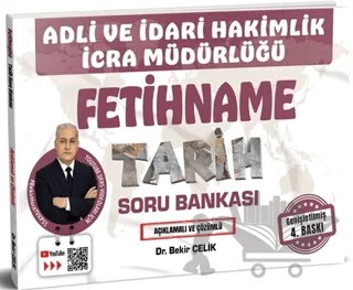 Adli İdari Hakimlik İcra Müdürlüğü Fetihname Tarih Soru Bankası – Bekir Çelik – Bekir Çelik kitap kapağı