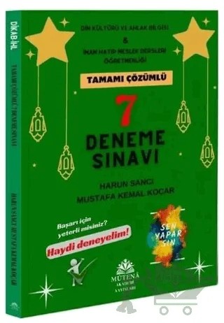 ÖABT Din Kültürü ve Ahlak Bilgisi Öğretmenliği 7 Deneme Çözümlü – Harun Sancı – Mutena Yayınları kitap kapağı