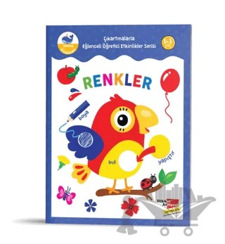 Renkler - Çıkartmalarla Eğlenceli Öğretici Etkinlikler Serisi – Koleksiyon – Dikkat Atölyesi Yayınları kitap kapağı