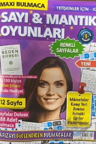 Maxi Bulmaca Sayı & Mantık Oyunları 2024 - 02 – Maxi Yayıncılık kitap kapağı