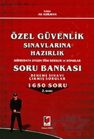 Özel Güvenlik Sınavlarına Hazırlık Soru Bankası – Ali Adilhan – Adalet Yayınevi kitap kapağı
