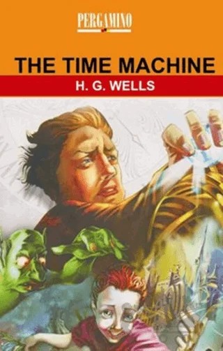 The Time Machine – H. G. Wells – Pergamino kitap kapağı