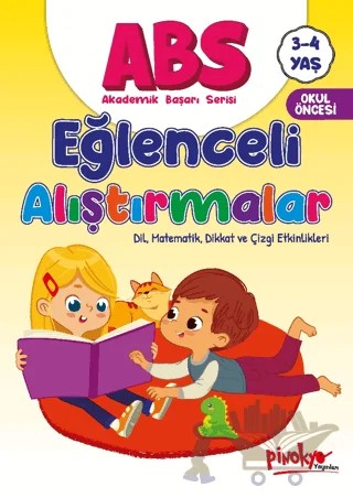 ABS 3-4 Yaş Eğlenceli Alıştırmalar – Buçe Dayı – Pinokyo Yayınları kitap kapağı
