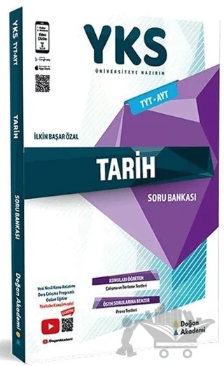 YKS TYT AYT Tarih Soru Bankası – İlkin Başar Özal – Doğan Akademi kitap kapağı