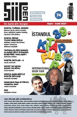 Şiirden İki Aylık Şiir Dergisi Sayı: 74 Kasım - Aralık 2022 – Şiirden Yayıncılık kitap kapağı